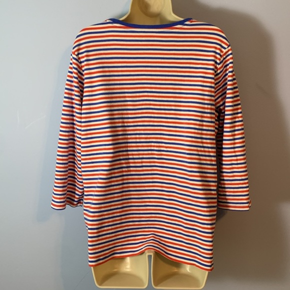 L.L. Bean Striped Shirt in Red, White, and Blue - Picture 3 of 7